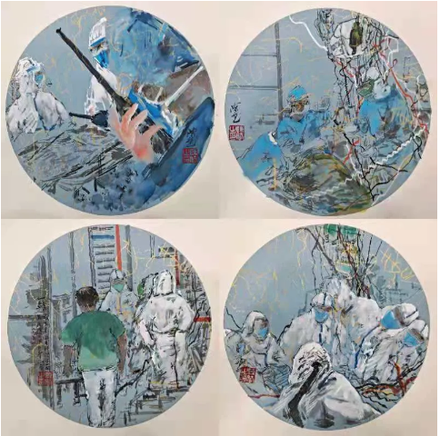 以笔为援，以画聚心——泰州市美术家协会“抗击疫情”主题文艺作品创作宣传行动纪实